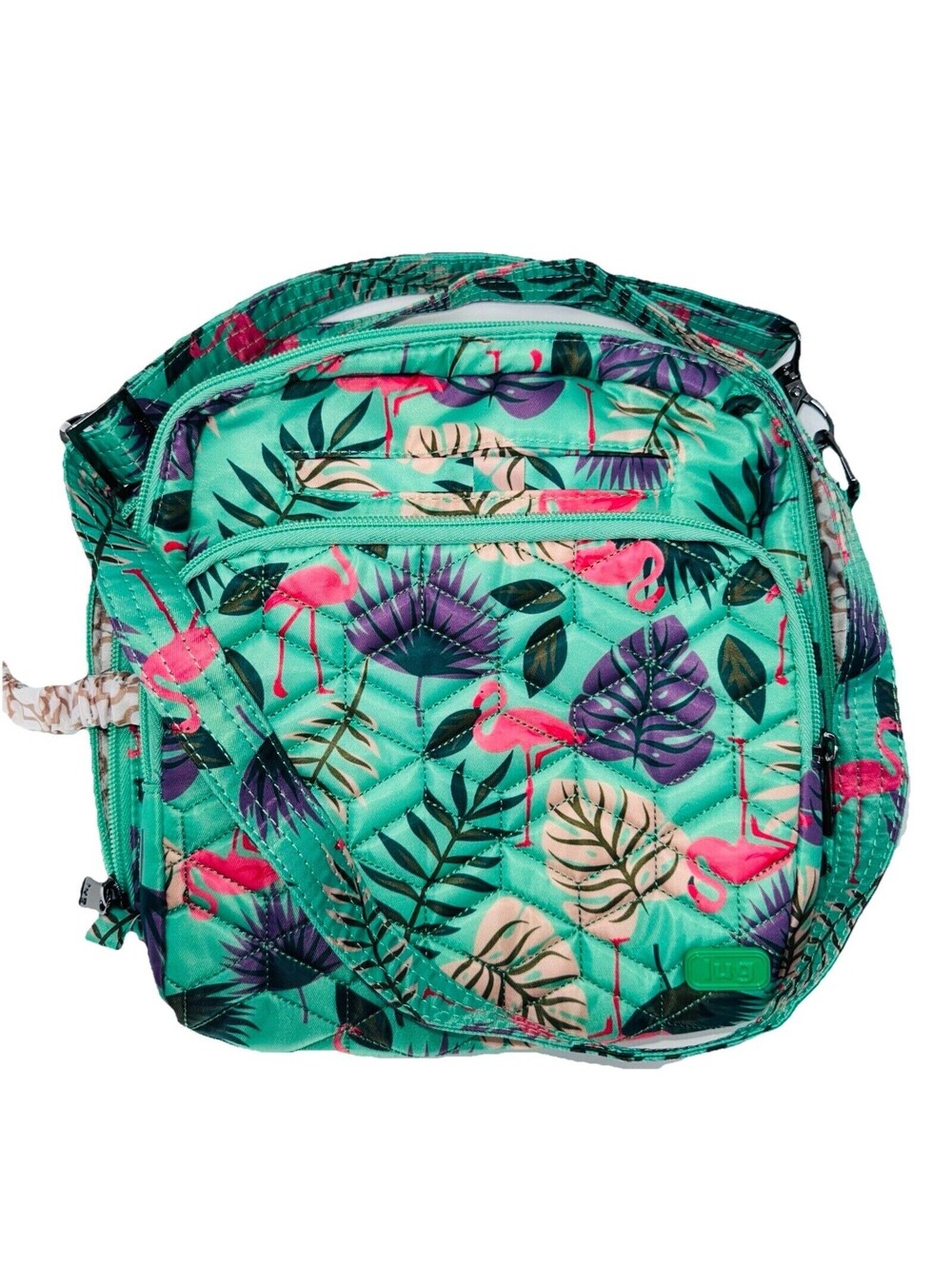 Lug Ranger 2 Flamingo Mint Crossbody Handbag Bag NWT Cosmetic Travel Retired new